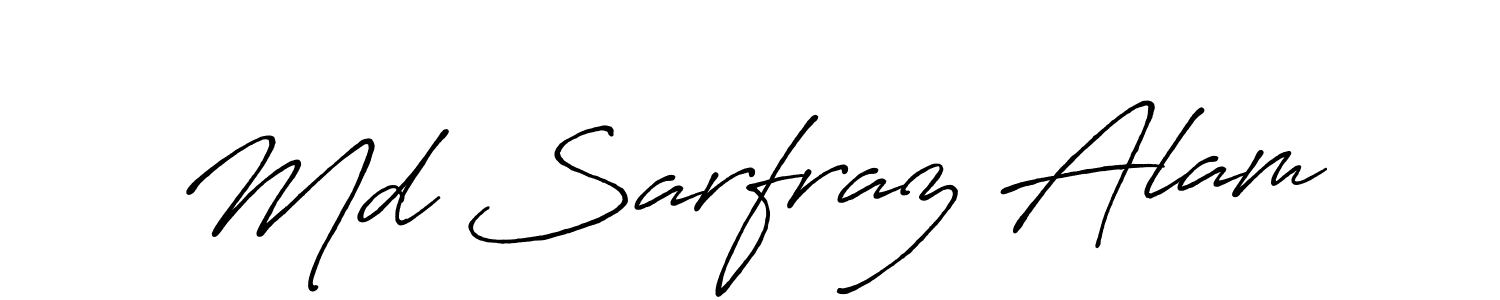 Antro_Vectra_Bolder is a professional signature style that is perfect for those who want to add a touch of class to their signature. It is also a great choice for those who want to make their signature more unique. Get Md Sarfraz Alam name to fancy signature for free. Md Sarfraz Alam signature style 7 images and pictures png