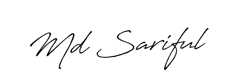 How to Draw Md Sariful signature style? Antro_Vectra_Bolder is a latest design signature styles for name Md Sariful. Md Sariful signature style 7 images and pictures png