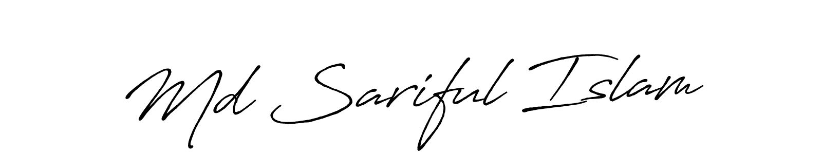 Md Sariful Islam stylish signature style. Best Handwritten Sign (Antro_Vectra_Bolder) for my name. Handwritten Signature Collection Ideas for my name Md Sariful Islam. Md Sariful Islam signature style 7 images and pictures png