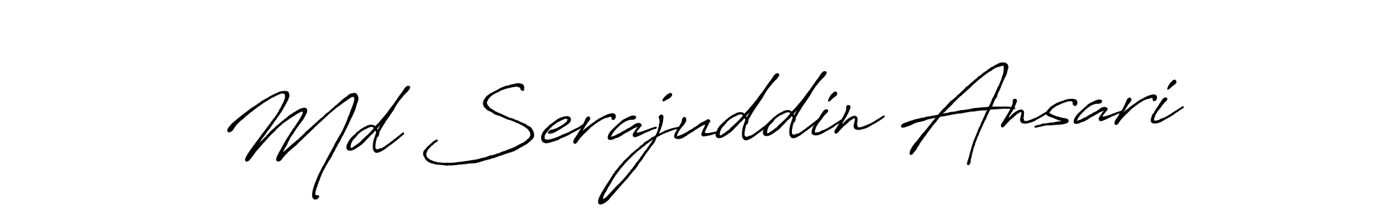 Md Serajuddin Ansari stylish signature style. Best Handwritten Sign (Antro_Vectra_Bolder) for my name. Handwritten Signature Collection Ideas for my name Md Serajuddin Ansari. Md Serajuddin Ansari signature style 7 images and pictures png