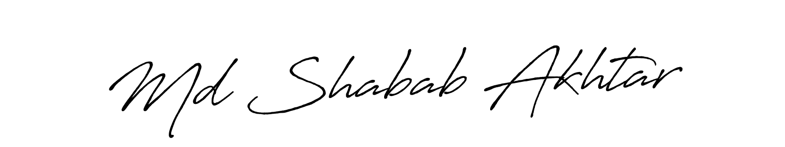 You can use this online signature creator to create a handwritten signature for the name Md Shabab Akhtar. This is the best online autograph maker. Md Shabab Akhtar signature style 7 images and pictures png
