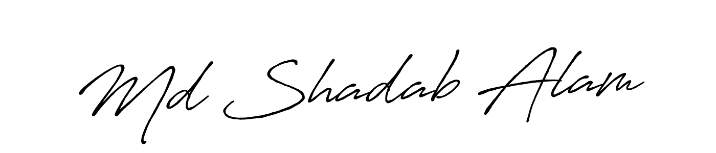 How to Draw Md Shadab Alam signature style? Antro_Vectra_Bolder is a latest design signature styles for name Md Shadab Alam. Md Shadab Alam signature style 7 images and pictures png