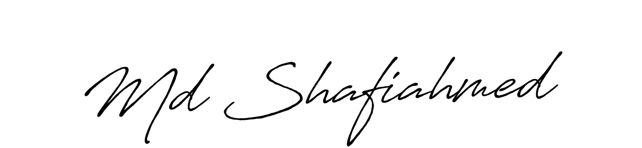 How to make Md Shafiahmed name signature. Use Antro_Vectra_Bolder style for creating short signs online. This is the latest handwritten sign. Md Shafiahmed signature style 7 images and pictures png