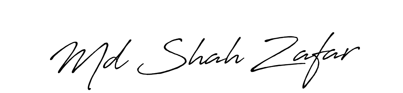 Md Shah Zafar stylish signature style. Best Handwritten Sign (Antro_Vectra_Bolder) for my name. Handwritten Signature Collection Ideas for my name Md Shah Zafar. Md Shah Zafar signature style 7 images and pictures png