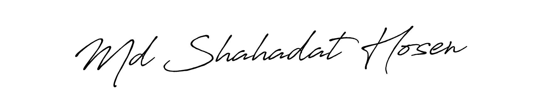 You should practise on your own different ways (Antro_Vectra_Bolder) to write your name (Md Shahadat Hosen) in signature. don't let someone else do it for you. Md Shahadat Hosen signature style 7 images and pictures png