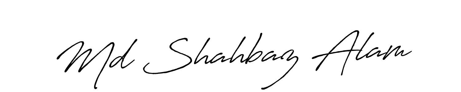 How to make Md Shahbaz Alam signature? Antro_Vectra_Bolder is a professional autograph style. Create handwritten signature for Md Shahbaz Alam name. Md Shahbaz Alam signature style 7 images and pictures png