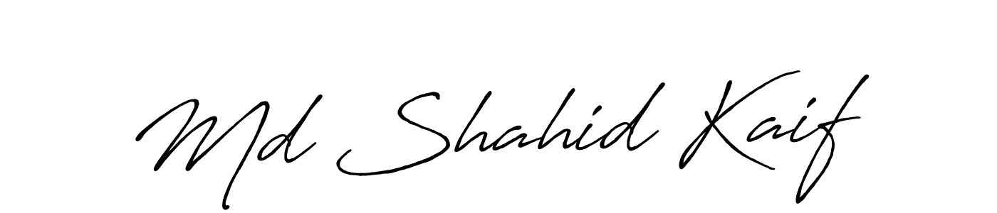 How to make Md Shahid Kaif signature? Antro_Vectra_Bolder is a professional autograph style. Create handwritten signature for Md Shahid Kaif name. Md Shahid Kaif signature style 7 images and pictures png