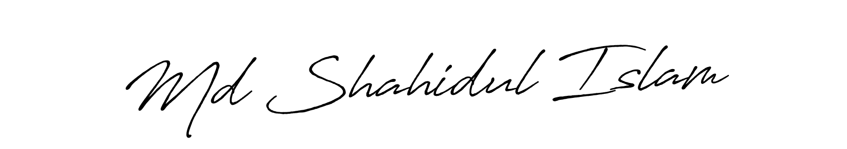 This is the best signature style for the Md Shahidul Islam name. Also you like these signature font (Antro_Vectra_Bolder). Mix name signature. Md Shahidul Islam signature style 7 images and pictures png