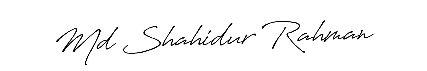 Antro_Vectra_Bolder is a professional signature style that is perfect for those who want to add a touch of class to their signature. It is also a great choice for those who want to make their signature more unique. Get Md Shahidur Rahman name to fancy signature for free. Md Shahidur Rahman signature style 7 images and pictures png