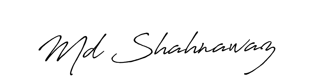 Md Shahnawaz stylish signature style. Best Handwritten Sign (Antro_Vectra_Bolder) for my name. Handwritten Signature Collection Ideas for my name Md Shahnawaz. Md Shahnawaz signature style 7 images and pictures png