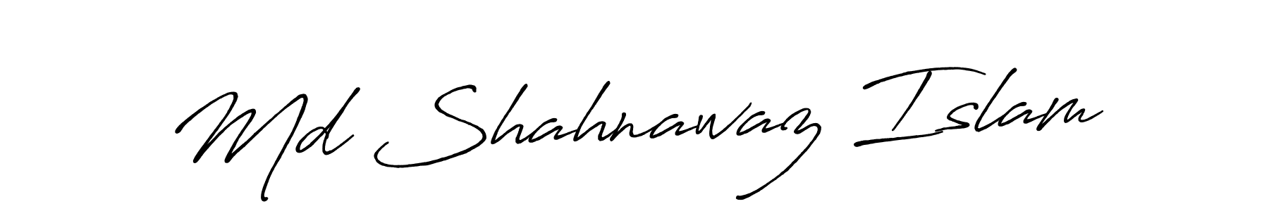 Also we have Md Shahnawaz Islam name is the best signature style. Create professional handwritten signature collection using Antro_Vectra_Bolder autograph style. Md Shahnawaz Islam signature style 7 images and pictures png