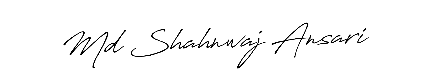Md Shahnwaj Ansari stylish signature style. Best Handwritten Sign (Antro_Vectra_Bolder) for my name. Handwritten Signature Collection Ideas for my name Md Shahnwaj Ansari. Md Shahnwaj Ansari signature style 7 images and pictures png