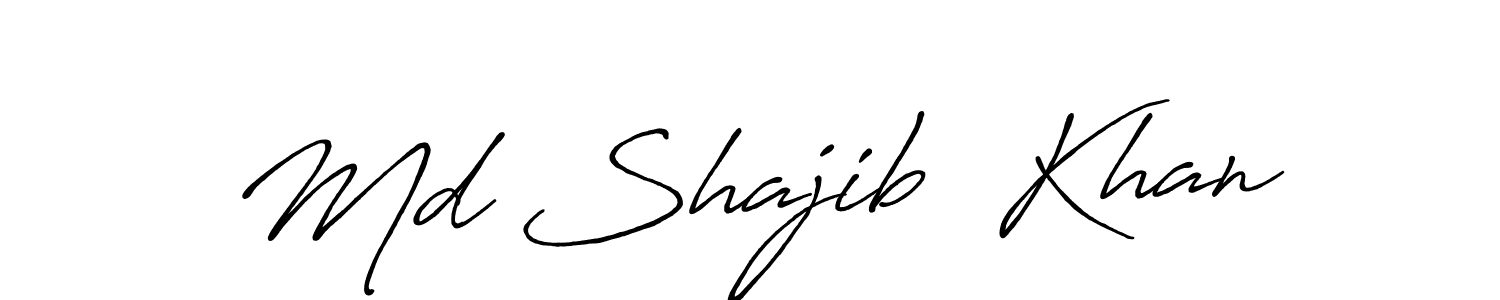 Antro_Vectra_Bolder is a professional signature style that is perfect for those who want to add a touch of class to their signature. It is also a great choice for those who want to make their signature more unique. Get Md Shajib  Khan name to fancy signature for free. Md Shajib  Khan signature style 7 images and pictures png