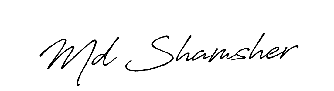 Antro_Vectra_Bolder is a professional signature style that is perfect for those who want to add a touch of class to their signature. It is also a great choice for those who want to make their signature more unique. Get Md Shamsher name to fancy signature for free. Md Shamsher signature style 7 images and pictures png