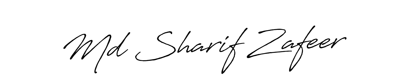 The best way (Antro_Vectra_Bolder) to make a short signature is to pick only two or three words in your name. The name Md Sharif Zafeer include a total of six letters. For converting this name. Md Sharif Zafeer signature style 7 images and pictures png