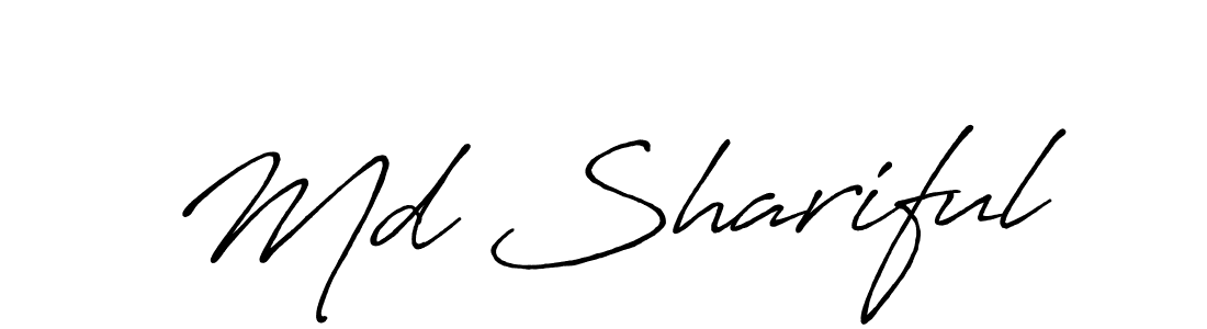 You should practise on your own different ways (Antro_Vectra_Bolder) to write your name (Md Shariful) in signature. don't let someone else do it for you. Md Shariful signature style 7 images and pictures png