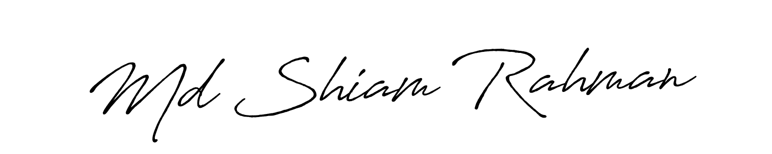 if you are searching for the best signature style for your name Md Shiam Rahman. so please give up your signature search. here we have designed multiple signature styles  using Antro_Vectra_Bolder. Md Shiam Rahman signature style 7 images and pictures png