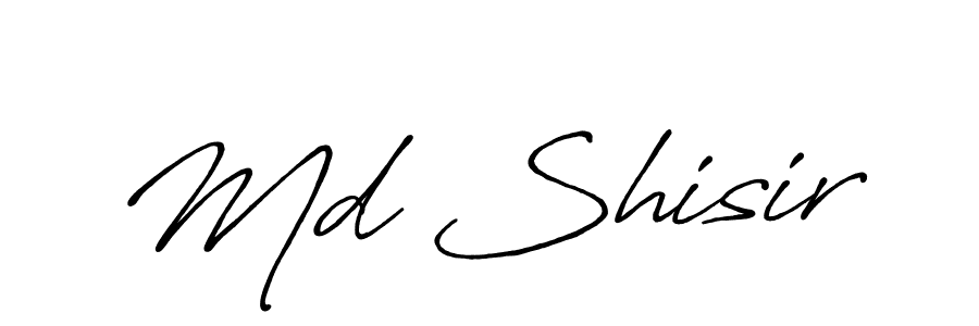 This is the best signature style for the Md Shisir name. Also you like these signature font (Antro_Vectra_Bolder). Mix name signature. Md Shisir signature style 7 images and pictures png