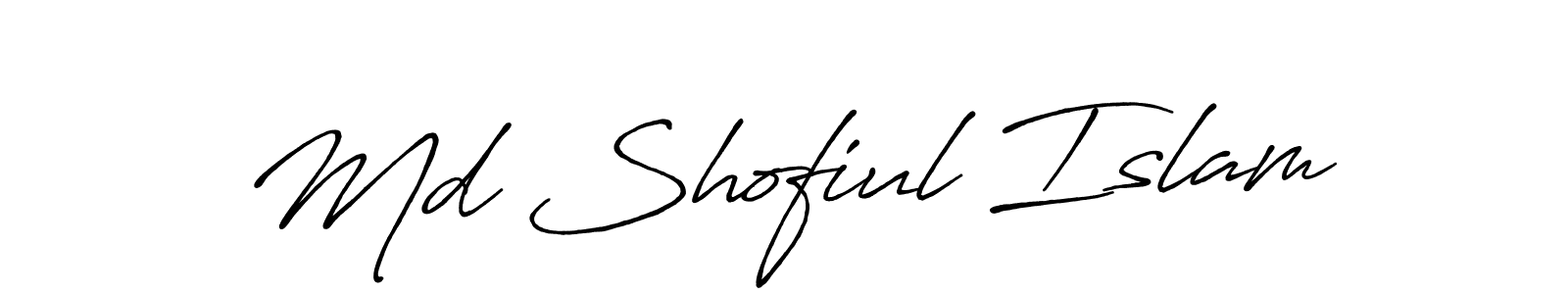 Make a short Md Shofiul Islam signature style. Manage your documents anywhere anytime using Antro_Vectra_Bolder. Create and add eSignatures, submit forms, share and send files easily. Md Shofiul Islam signature style 7 images and pictures png