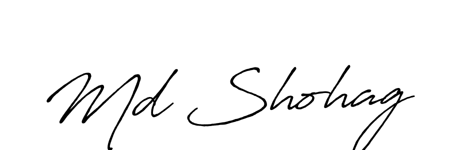 Make a beautiful signature design for name Md Shohag. Use this online signature maker to create a handwritten signature for free. Md Shohag signature style 7 images and pictures png