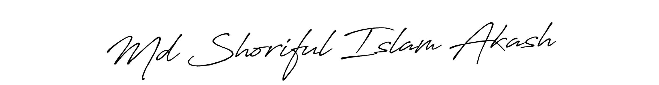 How to make Md Shoriful Islam Akash signature? Antro_Vectra_Bolder is a professional autograph style. Create handwritten signature for Md Shoriful Islam Akash name. Md Shoriful Islam Akash signature style 7 images and pictures png