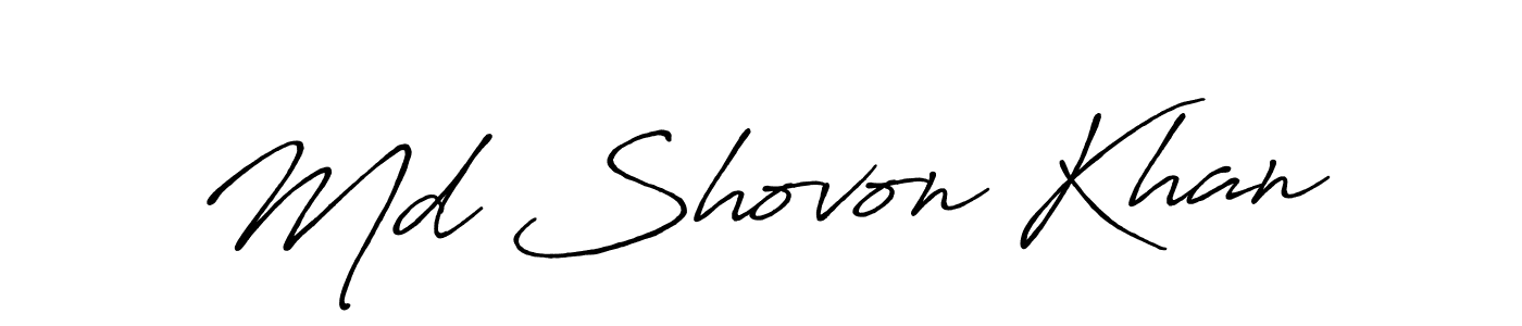 You should practise on your own different ways (Antro_Vectra_Bolder) to write your name (Md Shovon Khan) in signature. don't let someone else do it for you. Md Shovon Khan signature style 7 images and pictures png