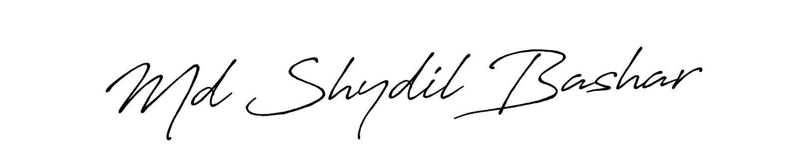 Antro_Vectra_Bolder is a professional signature style that is perfect for those who want to add a touch of class to their signature. It is also a great choice for those who want to make their signature more unique. Get Md Shydil Bashar name to fancy signature for free. Md Shydil Bashar signature style 7 images and pictures png