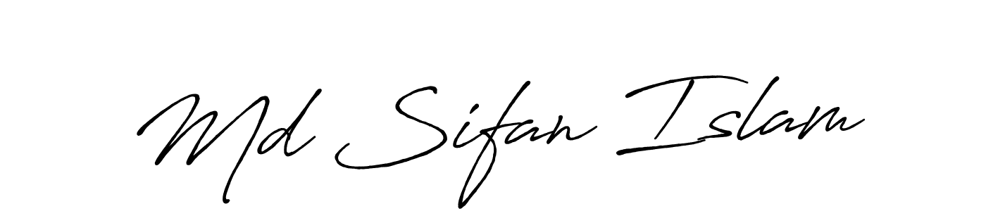 It looks lik you need a new signature style for name Md Sifan Islam. Design unique handwritten (Antro_Vectra_Bolder) signature with our free signature maker in just a few clicks. Md Sifan Islam signature style 7 images and pictures png