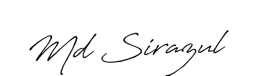 Antro_Vectra_Bolder is a professional signature style that is perfect for those who want to add a touch of class to their signature. It is also a great choice for those who want to make their signature more unique. Get Md Sirazul name to fancy signature for free. Md Sirazul signature style 7 images and pictures png