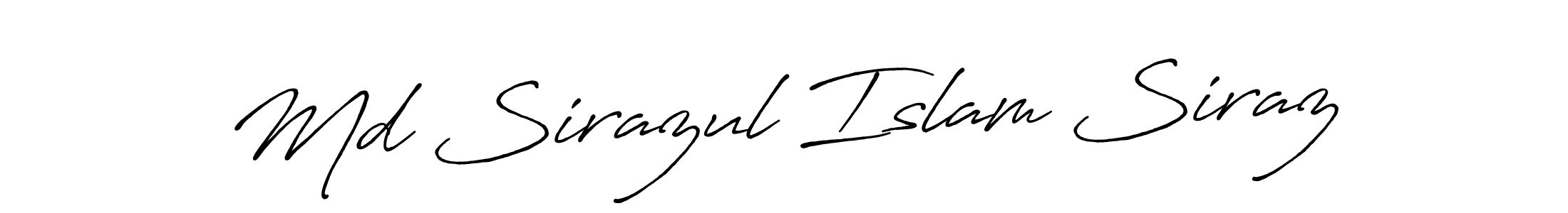 Also You can easily find your signature by using the search form. We will create Md Sirazul Islam Siraz name handwritten signature images for you free of cost using Antro_Vectra_Bolder sign style. Md Sirazul Islam Siraz signature style 7 images and pictures png