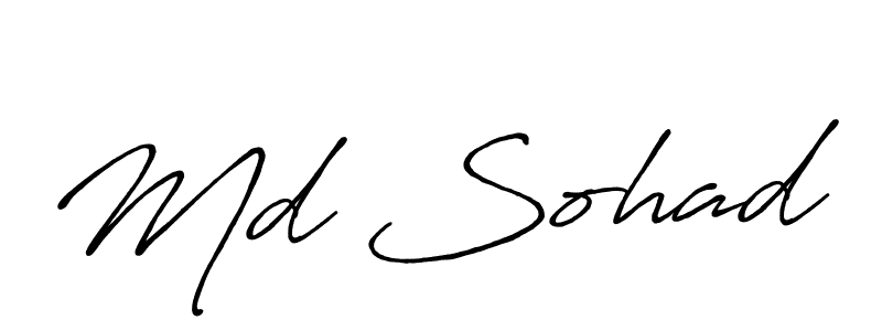 This is the best signature style for the Md Sohad name. Also you like these signature font (Antro_Vectra_Bolder). Mix name signature. Md Sohad signature style 7 images and pictures png