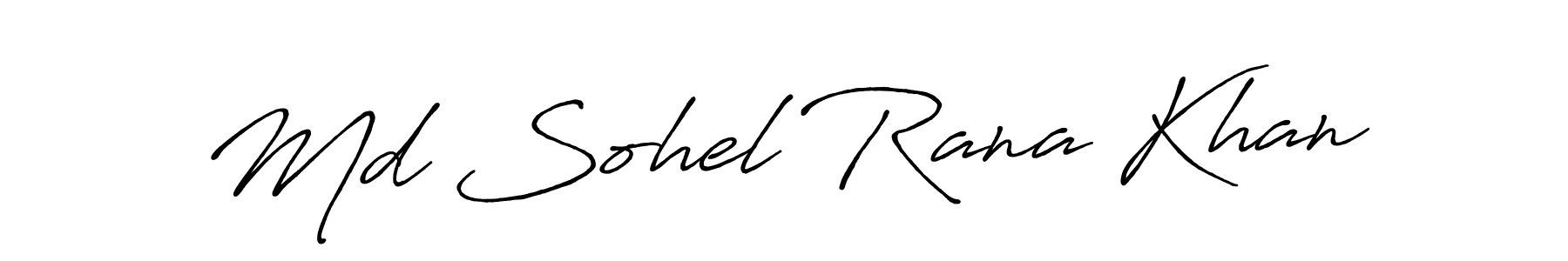 Use a signature maker to create a handwritten signature online. With this signature software, you can design (Antro_Vectra_Bolder) your own signature for name Md Sohel Rana Khan. Md Sohel Rana Khan signature style 7 images and pictures png