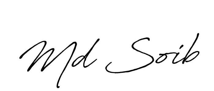 You should practise on your own different ways (Antro_Vectra_Bolder) to write your name (Md Soib) in signature. don't let someone else do it for you. Md Soib signature style 7 images and pictures png