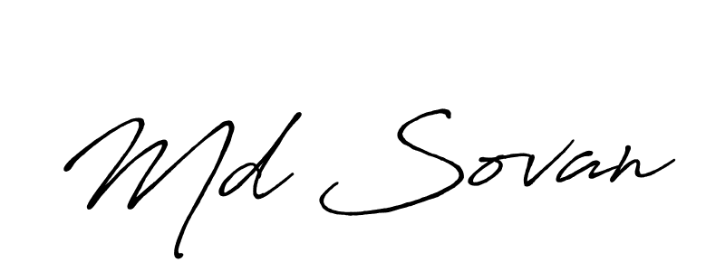 Make a beautiful signature design for name Md Sovan. Use this online signature maker to create a handwritten signature for free. Md Sovan signature style 7 images and pictures png