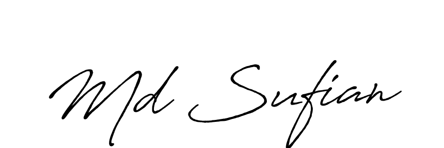 Also You can easily find your signature by using the search form. We will create Md Sufian name handwritten signature images for you free of cost using Antro_Vectra_Bolder sign style. Md Sufian signature style 7 images and pictures png