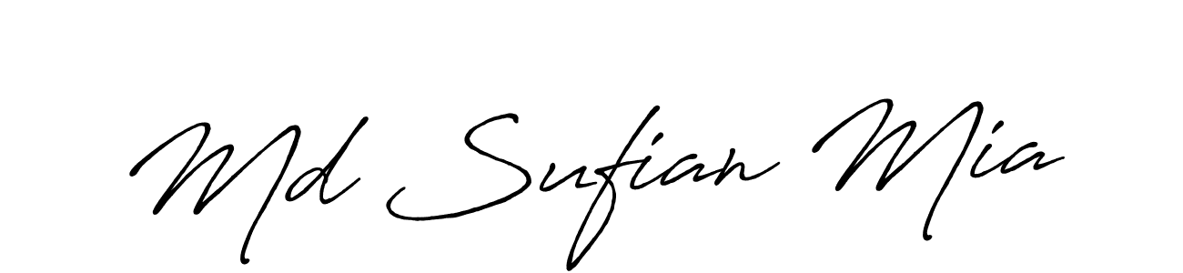 Also You can easily find your signature by using the search form. We will create Md Sufian Mia name handwritten signature images for you free of cost using Antro_Vectra_Bolder sign style. Md Sufian Mia signature style 7 images and pictures png