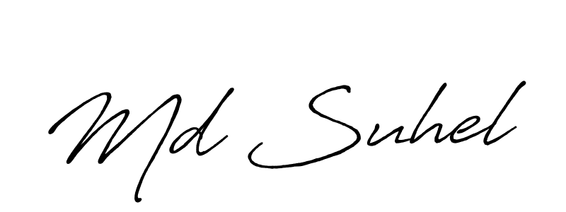 if you are searching for the best signature style for your name Md Suhel. so please give up your signature search. here we have designed multiple signature styles  using Antro_Vectra_Bolder. Md Suhel signature style 7 images and pictures png