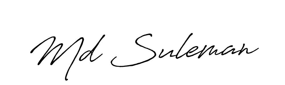 Also You can easily find your signature by using the search form. We will create Md Suleman name handwritten signature images for you free of cost using Antro_Vectra_Bolder sign style. Md Suleman signature style 7 images and pictures png