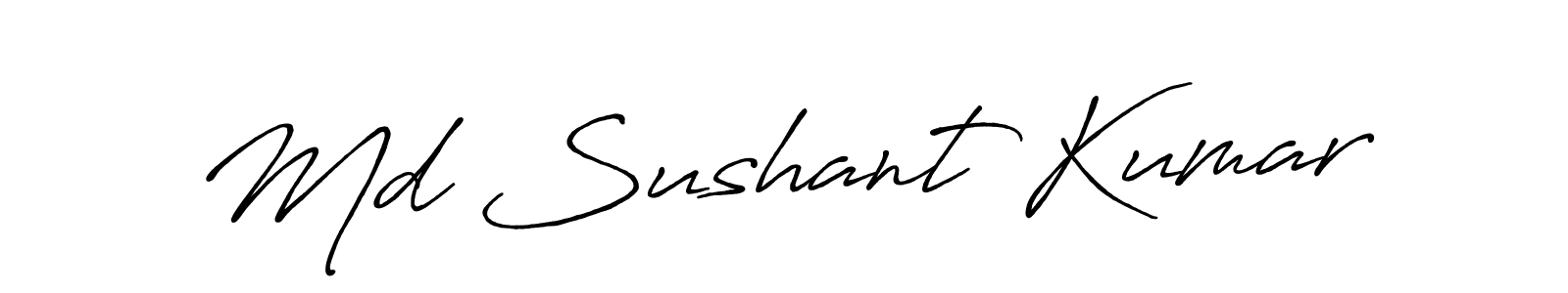 if you are searching for the best signature style for your name Md Sushant Kumar. so please give up your signature search. here we have designed multiple signature styles  using Antro_Vectra_Bolder. Md Sushant Kumar signature style 7 images and pictures png