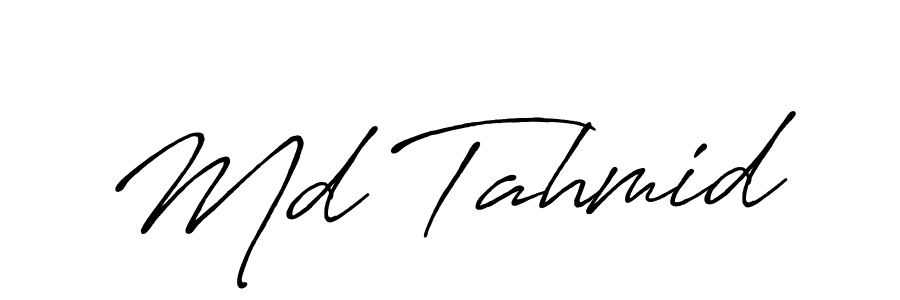 You should practise on your own different ways (Antro_Vectra_Bolder) to write your name (Md Tahmid) in signature. don't let someone else do it for you. Md Tahmid signature style 7 images and pictures png