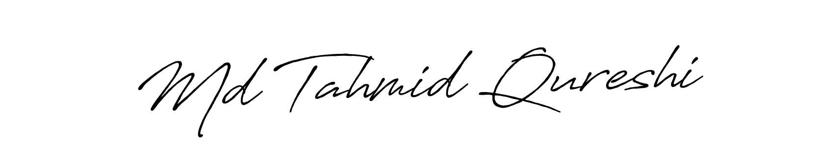 It looks lik you need a new signature style for name Md Tahmid Qureshi. Design unique handwritten (Antro_Vectra_Bolder) signature with our free signature maker in just a few clicks. Md Tahmid Qureshi signature style 7 images and pictures png