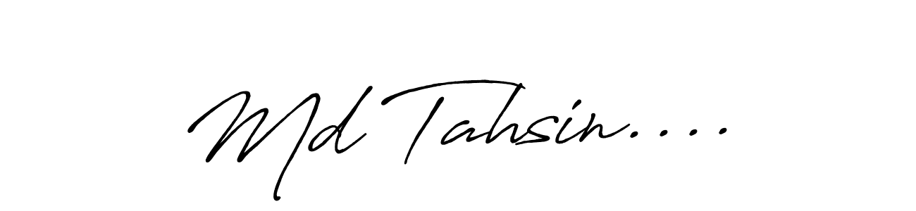 Make a short Md Tahsin.... signature style. Manage your documents anywhere anytime using Antro_Vectra_Bolder. Create and add eSignatures, submit forms, share and send files easily. Md Tahsin.... signature style 7 images and pictures png