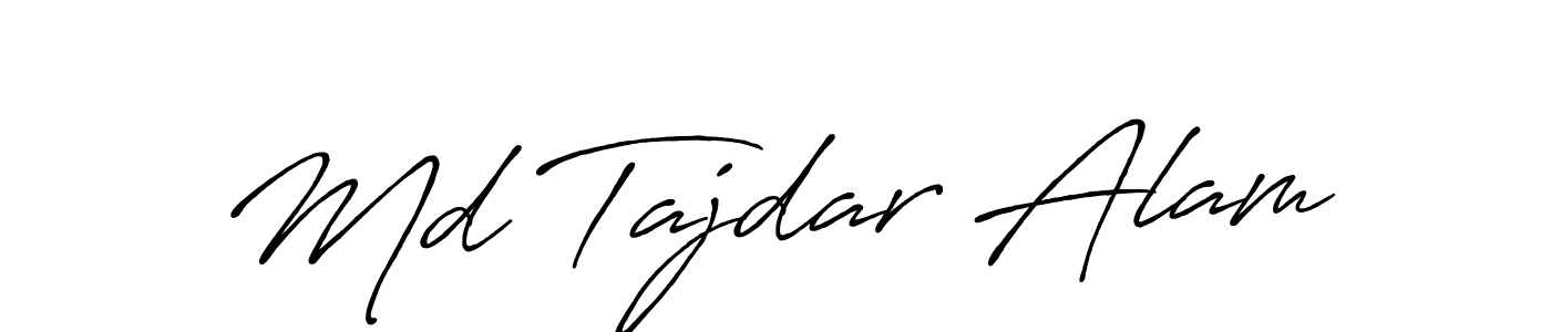 Antro_Vectra_Bolder is a professional signature style that is perfect for those who want to add a touch of class to their signature. It is also a great choice for those who want to make their signature more unique. Get Md Tajdar Alam name to fancy signature for free. Md Tajdar Alam signature style 7 images and pictures png