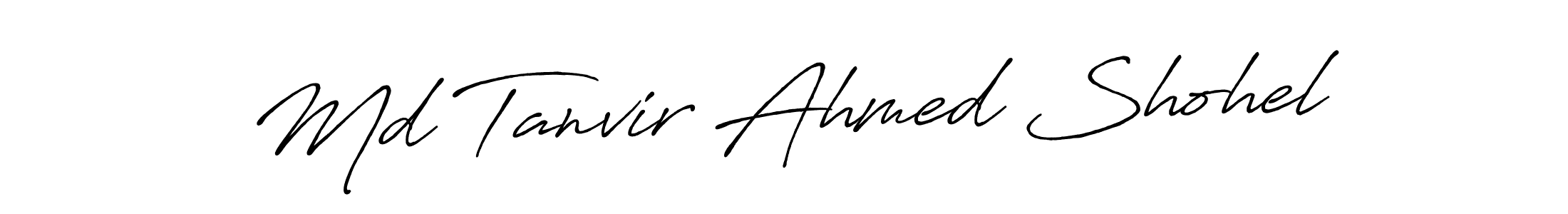 You should practise on your own different ways (Antro_Vectra_Bolder) to write your name (Md Tanvir Ahmed Shohel) in signature. don't let someone else do it for you. Md Tanvir Ahmed Shohel signature style 7 images and pictures png