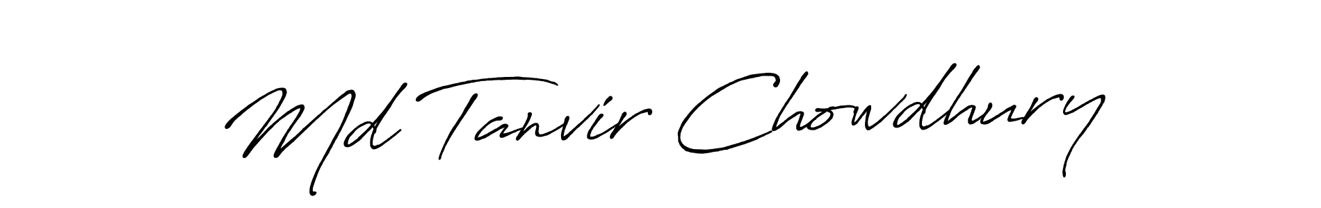 It looks lik you need a new signature style for name Md Tanvir Chowdhury. Design unique handwritten (Antro_Vectra_Bolder) signature with our free signature maker in just a few clicks. Md Tanvir Chowdhury signature style 7 images and pictures png