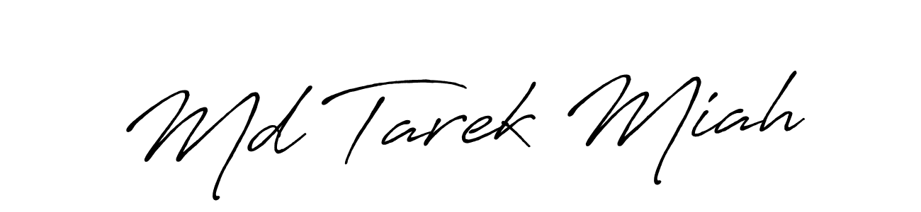 How to make Md Tarek Miah signature? Antro_Vectra_Bolder is a professional autograph style. Create handwritten signature for Md Tarek Miah name. Md Tarek Miah signature style 7 images and pictures png