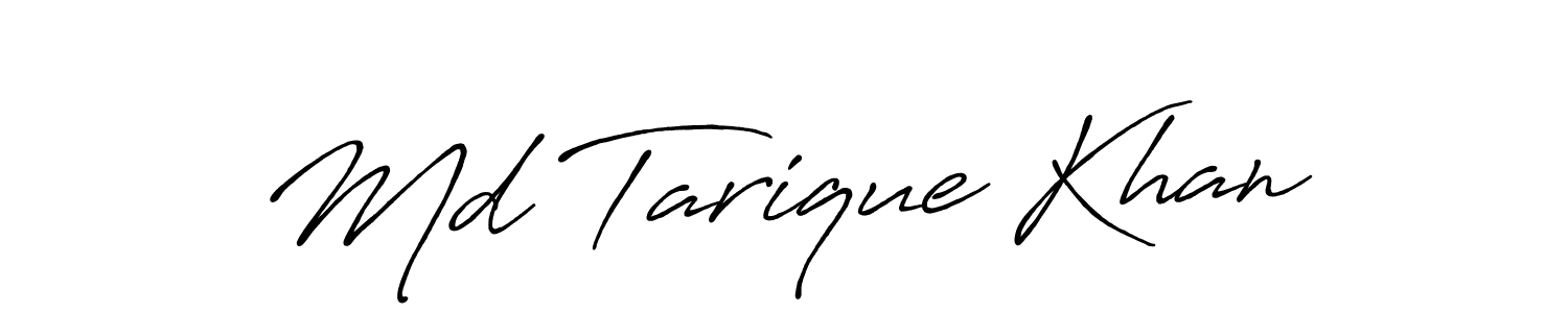 Also we have Md Tarique Khan name is the best signature style. Create professional handwritten signature collection using Antro_Vectra_Bolder autograph style. Md Tarique Khan signature style 7 images and pictures png