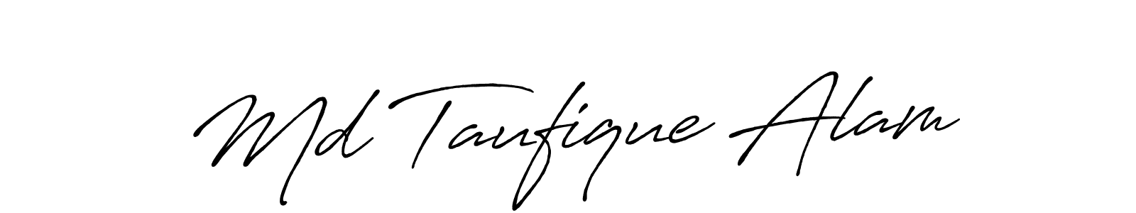 Similarly Antro_Vectra_Bolder is the best handwritten signature design. Signature creator online .You can use it as an online autograph creator for name Md Taufique Alam. Md Taufique Alam signature style 7 images and pictures png