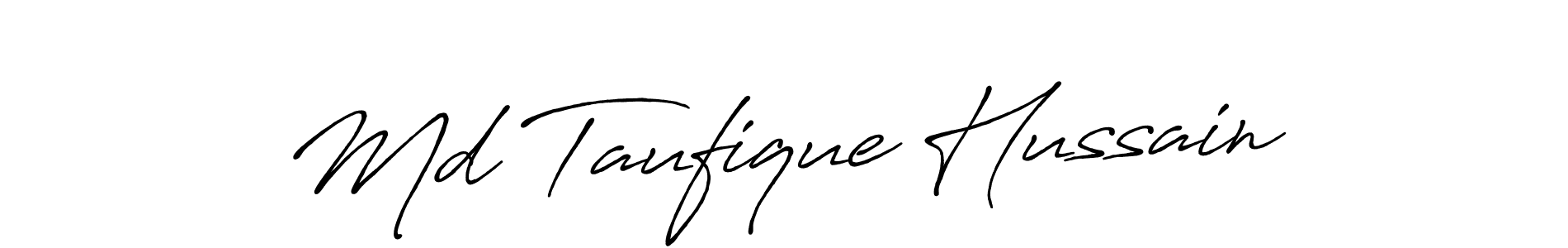 It looks lik you need a new signature style for name Md Taufique Hussain. Design unique handwritten (Antro_Vectra_Bolder) signature with our free signature maker in just a few clicks. Md Taufique Hussain signature style 7 images and pictures png