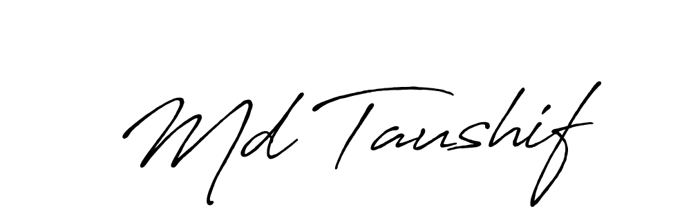 Make a short Md Taushif signature style. Manage your documents anywhere anytime using Antro_Vectra_Bolder. Create and add eSignatures, submit forms, share and send files easily. Md Taushif signature style 7 images and pictures png